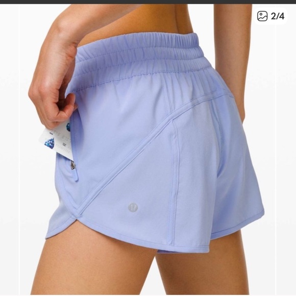 Lululemon | Women’s Tracker Pull On Running Shorts in Lavender Dusk Size 4 - Picture 2 of 11